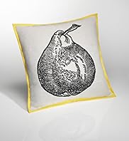 Conran Pear Jacquard Cushion