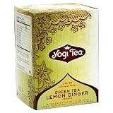 Yogi Tea Green Tea Lemon Ginger, Tea Bags, 16-Count Boxes (Pack of 6)