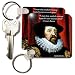 Rick London Famous Wisdom Quote Gifts - Francis Bacon - Francis Bacon - Studieth Revenge For Green Wounds Wisdom Quote Gifts - Key Chains