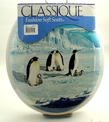 March Of The Penguins Soft Toilet Seat Standard Bathroom