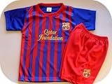 BARCELONA #10 LIO MESSI SOCCER KIDS SETS JERSEY & SHORT SIZES 4.NEW STYLE