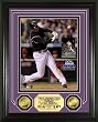 Troy Tulowitzki Photo Mint w/ two 24KT Gold Coins - Colorado Rockies Collectible Coin