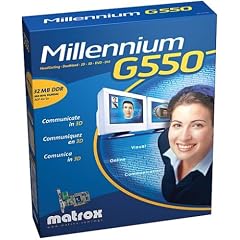 Matrox Millenium G550 DH Grafikkarte, 32MB DDR, DVI, TV-In, TV-Out
