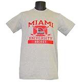 Miami RedHawks Hockey Champion Gray T-Shirt