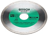 Bosch DB4543 Premium Plus 4-1/2-Inch Dry Cutting Continuous Rim Diamond Saw Blade with 7/8-Inch Arbor for Tile