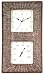 Chaney Instrument 10-Inch by 16-Inch Wicker Thermometer/Clock Combo
