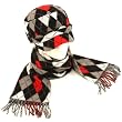 Argyle Plaid Cadet Hat Softer than Cashmere Scarf? Set Red with Multiple Colors