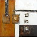 Earth Tones II Original Hand-Painted Oil on Canvas Wall Art - 32x32"