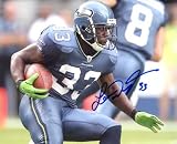 Leon Washington Autographed Seattle Seahawks 8x10 Photo