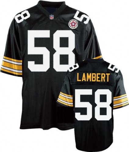 Pittsburgh Steelers 58 Jack Lambert Throwback White NFL Jerseys Authentic Football Jersey Size 48-56 (Please Select the Size When You Order, Can Do Drop Shipping)