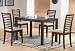 Kitchen: Small picture for NEW SET OF TWO DARK CAPPUCINO CUSHIONED DINING CHAIRS
