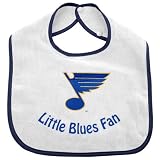 NHL McArthur St. Louis Blues Infant White Little Fan Bib
