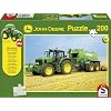 Schmidt Spiele 55628 - John Deere, Traktor 7530 mit G�llefass, 200 Teile