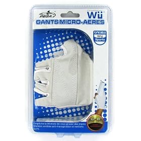 Logic 3-Paire de Gants Micro-aeres anti transpiration - pour Nintendo Wii