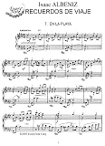 Albeniz Recuerdos de Viaje 1. En El Mar: Instantly download and print sheet music