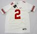Nike Ohio State Buckeyes #2 White Authentic Football Jersey (56)