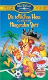 Die tollkuehne Hexe in ihrem fliegenden Bett