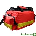 Notfalltasche MINISTER M aus robustem Nylongewebe rot