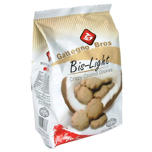 Oxygen Gattengo Bis-Light Crispy Coconut Flavored Cookies, 7-Ounce Units (Pack of 12) by Gattengo
