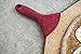 Epicurean Pizza Peel with Silicone Handle, 21-Inch by 14-Inch, Natural with Red Handle