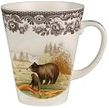 Spode Woodland American Wildlife 8-Inch Salad Plate, Black Bear