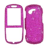 Premium - Samsung T479 / Gravity 3 Solid Hot Pink Full Diamond - Faceplate  ....