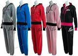 B22 Womens LOVE Diamante Stud Tracksuit Hoodie