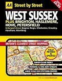 AA Street by Street West Sussex: Midi