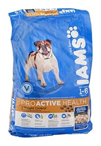 Iams Proactive Health Weight Control 1-6 Years Dog Food 15LB (Pack of 4) Iams Proactive Health Weight Control 1-6 Years Dog Food 15LB (Pack of 4)
