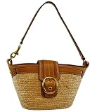 Coach Natural Woven Tan Bleeker Handbag 41248BNASD