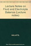Lecture notes on fluid and electrolyte balance