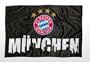 Flagge Fahne FC Bayern M�nchen Stadt M�nchen BLACK SCHWARZ 100x150 cm NEU