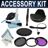 11 Pcs Kit For Nikon D3100 Digital SLR Camera Which Have Any Of These (18-55mm, 55-200mm, 50mm) Nikon Lenses, includes: 52MM 3 Pcs Filter Set (UV Filter. FLD Filter, CPL Filter)+ Carry Case+ Lens Hood+ Super Cleaning Kit (4 Pcs)+ Cap+ Cap Keeper+ Cleaning Lens Pen + 2 Premium Goja Microfiber Cleaning Cloth