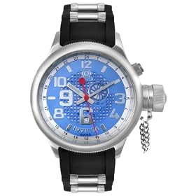 Invicta Men's Russian Diver Collection Black Rubber and Steel Watch #5850