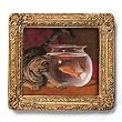Passing Time - Gold Frame Magnet with pop-out easel (2-3/4" x 2-1/2")