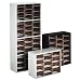 Safco 7121MO Value Sorter Literature Organizer, Steel/Fiberboard, 36 Compartment, Medium Oak