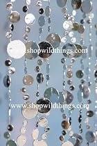 Silver Bubbles Beaded Curtain (in new Dreamgirls movie!)