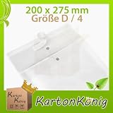 Produkt-Bild: 100 x Luftpolsterversandtaschen Weiss Gr. D / 4 [ 200 x 275 mm ] Luftpolstertaschen Versandtaschen +KartonK&ouml;nig&reg; Fruchtgummi