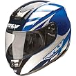 Fly Racing Paradigm Classic Adult On-Road Motorcycle Helmet - Blue/White