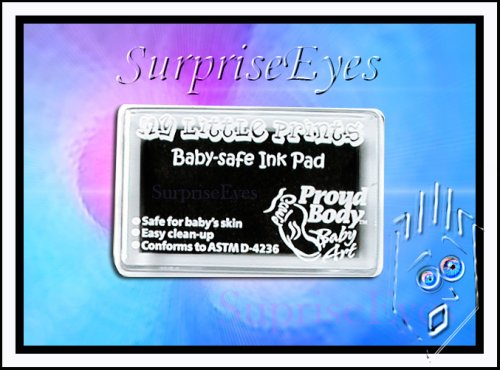 My Little Prints Baby Art Black Ink Pads Keepsake