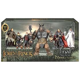 Final Battle Of Middle Earth Lord Of The Rings Box Set (featuring exclusive battle troll)
