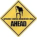 New  Greater Swiss Mountain Dog Bites Ahead !  Crossing Dog