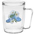 Garden Shoes 18 oz Insulated Coffee Mug, Clear