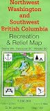 Northwest Washington and Southwest British Columbia Recreation and Relief Map