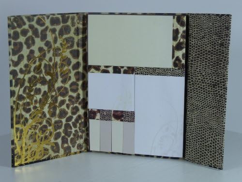 DCWV Ink Sticky Note Wallet with 420 Sticky Notes - Nikki Pattern