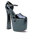 SALE ELLIE X-MONROE 7.5" Chunky Heel Sandal