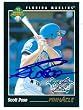 Scott Pose autographed Baseball Card (Florida Marlins)