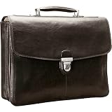 Review Tony Perotti  / Tony Perotti Bella Russo 17in. Laptop Double Compartment Briefcase Laptop Cases