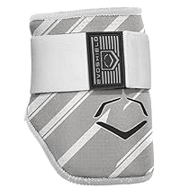 EvoShield MLB Batters Speed Stripe Elbow Guard, Grey, Adult
