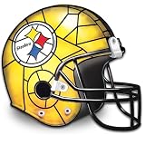 The Pittsburgh Steelers Louis Comfort Tiffany-Style Accent Lamp by The Bradford Exchange